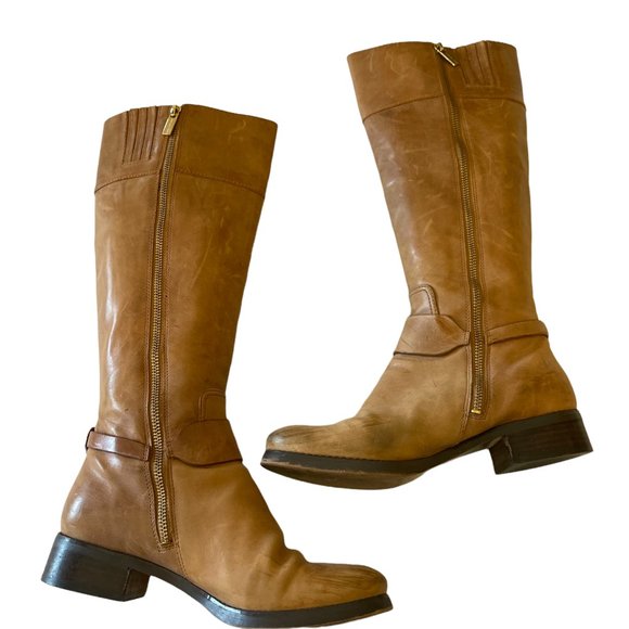 Michael Kors Brown Fulton Boots - Picture 4 of 9